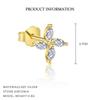Pendientes de Plata de Ley S925 de Molino de Viento con Diamantes para Mujer, Lujo Ligero, Diseño de Moda, Flor Mori, Tendencia Europea y Americana, Pendientes Versátiles