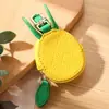 Bolso creativo de cuero PU con diseño de frutas en stock, accesorio popular en línea, colgante para llaves, monedero, bolsa para guardar auriculares
