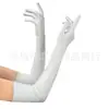 Accesorios para Mujer de los Años 1920 Spandex Satén Flocado Guantes de Charol Accesorios de Disfraz para Fiesta de Baile Transfronteriza en Stock