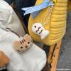 Gatito y Pez Muñeco de Peluche Regalo Creativo Personalizado Llavero Colgante para Mochila Escolar Llavero Colgante Celebridad de Internet