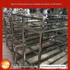 Estrutura de Tubo Quadrado de Aço Inoxidável Soldada Personalizada Carrinho Redondo Rack de Construção Engenharia Corrimão de Escada Resistência à Corrosão