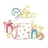 Meias de Natal Coloridas, Decorações de Feriado, Adesivos Eletrostáticos para Vidro de Porta, Cenário, Decorações para Vitrines de Shopping, Adesivos para Atmosfera de Eventos