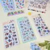 Adesivos Infantis Fofos de Desenho Animado 3D em Relevo Carro Dinossauro Animal Decoração de Celular Adesivos Artesanais DIY
