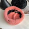 Inverno Pelúcia Angorá Coelho Pele Boina Feminino Coreano-estilo Cor Sólida Simples Retro Quente Pintor Chapéu Da Moda