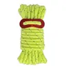 Corda à Prova de Vento para Acampamento Fixação de Lona Barraca Espessada Colorida Ajustável Camping Corda de Guarda-chuva Refletiva 4mm 4m