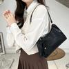 Bolso de axila con patrón de cocodrilo 2023 nuevo bolso de hombro para mujer bolso de dos piezas bolso para niña venta al por mayor transfronteriza