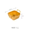 Cesta para Snacks de Acero Inoxidable Estilo Coreano con Asa, Cesta Dorada para Snacks Estilo Americano, Cesta para Pollo Frito, Contenedor de Plato para Comida Frita