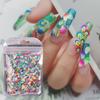 Cross- border nail art jóias cerâmica macia fruta pena misturada cerâmica macia beleza patch 1000 pcs
