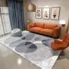 Nueva Alfombra de Piso Sala de Estar Dormitorio Lujo Ligero Alta Calidad Simple Cobertura Total Sofá Alfombra de Piso Grande Mesa de Café Limpiable Alfombra de Mesita de Noche