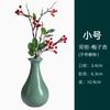 Jarrón de Porcelana Celadón Huchun de Jade Pro-living Adornos Simples para Interiores Hogar Sala de Té Jarrón de Cerámica Creativo para Arreglos Florales Hidropónicos