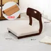 Ventas Directas de Fábrica Asientos de Tatami Sillas de Dormitorio de Madera Maciza Sillas sin Patas Taburetes con Respaldo Sillas Cómodas sin Patas para el Hogar