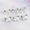 Botones de Animales Cachorros de Dibujos Animados Cuentas de Cerámica Hecho a Mano DIY Joyería Pulseras Accesorios para Ropa Materiales Colgantes de Cuentas Sueltas