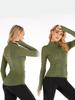 ADAPTED STATE Top Deportivo para Mujer Chaqueta de Yoga para Correr Fitness Ajuste Slim Ropa de Yoga