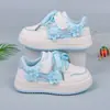 Zapatillas de Moda para Niñas 2026 Nuevo Modelo Primavera y Otoño Zapatos Casuales Suaves para Niños Mayores y Estudiantes Zapatos Blancos
