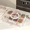 Caixa de Armazenamento de Chá de Flores com Compartimentos, Caixa para Classificação e Conservação de Folhas de Chá, Caixa para Especiarias e Temperos, Pote para Condimentos e Temperos com Compartimentos para Armazenar Especiarias