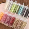 [Polvo de Brillo Lentejuelas de 3 mm 4 mm] Bordado Francés DIY Bordado con Cuentas Bordado Estéreo Accesorios para Ropa Cosidos a Mano Accesorios