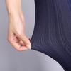 Otoño e invierno coreano creativo nuevo Bambú Imitación de bambú mezclilla cintura ajustada damas nueve puntos pantalones de fondo al por mayor