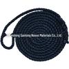 Corda externa corda de três fios corda de três fios multicolorida corda de três fios preta corda trançada corda de nylon corda de poliéster nylon