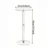 Mesa Lateral de Acrílico, Sofá Transparente, Mesinha Pequena Móvel, Sala de Estar Simples, Mesa de Chá para Varanda de Casa, Mini Mesa de Café