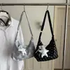 Bolsa de Dumplings Fresca Estilo Coreano con Lunares 2026 Nueva Simple de Moda Bolso de Hombro Único Chic Bolso Cruzado Femenino con Lunares