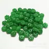 Jadite verde seco 5*10mm contas de abóbora contas soltas atacado DIY acessórios para joias de jade pequenas contas de abóbora peças soltas atacado