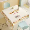 Mantel de Dibujos Animados, No Lavable, Impermeable, Resistente al Aceite, Resistente al Calor, Mantel de Mesa de Comedor, Lujo Ligero, Sensación de Alta Gama, Mantel de Mesa de Comedor con Ambiente Estilo Ins