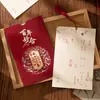 Ocasião de Amor Convite de Casamento Convite de Casamento 2026 Novo Estilo Convite Convite para Banquete de Casamento Chinês Impressão em Papel