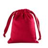 Bolsa de terciopelo para regalo de Navidad, personalizada de fábrica, con bolsillo grande de franela roja y bendición de Año Nuevo, bolsa pequeña de tela.