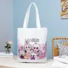Bolsas de Lona Personalizadas con Impresión de Logo, Bolsas de Lona Publicitarias con Diseño Personalizado, Bolsas de Compras Ecológicas, Bolsas de Tela de un Solo Hombro