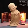 Kung Fu Shaolin Zen Pequeno Monge Presente Decorativo Ornamento de Resina Presente para Estudante Ornamento Criativo para Desktop Artesanato