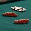 Prata Esterlina Flor Pixiu Balde Contas Redondas Espaçadores Acessórios Retrô Velho DIY Feito à Mão Material com Contas Gancho de Joia Fivela