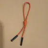 Tirador de cremallera para ropa, Cordón elástico de seda reflectante, Cordón anudado, Tirador de cremallera, Tirador de cremallera para ropa y equipaje