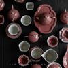 Juego de Té Kung Fu de Cerámica Roja Beixitang Gaiwan, Tetera Resistente al Calor, Bandeja para Tetera, Taza de Maestro Individual, Taza de Cata