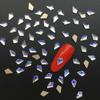 Red de celebridades tiembla con taladro de uñas 144 taladro de cristal luz de luna azul luminoso fondo plano forma especial Super Flash taladro de vidrio