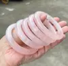 Pulsera de Cristal de Fresa Natural para Mujer, Atrae el Amor, Pulsera de Jade Transparente como el Hielo, Mejora la Tez, Pulsera de Cristal para Amigas, Pulsera de Estudiante, En Stock