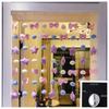 Cortina de porta decorativa do quarto explosões Little Red Riding Book High Color Value Girl Heart Princess Room Quarto de crianças Cortina Punch-Free