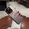 Vermelho Rosa Texto Inspirador em Inglês Maçã 16plus Textura Fosca Capa de Celular iPhone17pro À Prova de Choque Capa Dura Atacado