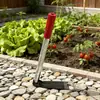 Azada Pequeña de Acero Inoxidable para Deshierbar, Plantar Flores y Verduras, Herramienta de Jardinería para Uso en Exteriores y en Casa, Azada para Flores, Azada Todo en Uno para Deshierbar y Remover la Tierra
