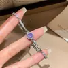 Pulsera con Colgante Redondo de Circonita de Lujo Ligero Dopamina con un Diseño Único, Joyería Exquisita y de Alta Gama para Mujeres