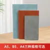 Caderno A5 em Couro PU Macio com Logo Personalizado, Presente Publicitário Simples, Caderno B5 Executivo com Capa de Couro, A6 Feito Sob Medida