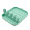 Soporte para Utensilios de Cocina de PP Estante para Tapas de Ollas Fácil de Limpiar Organizador de Espátulas Multiusos Escurridor para Comedor y Cocina Palillos Cucharas Estante para Utensilios