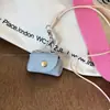 Carteira de Moedas de Couro com Design de Nicho Similar de Blogueira Coreana Colar Halter Corrente Longa para Suéter Acessórios para Mulheres