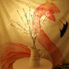 Lâmpada LED Artificial em Formato de Galho Quarto Layout de B&B Luz Noturna Criativa Popular Vaso Cordão de Luz Decorativo Romântico
