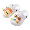 Zuecos de verano para niñas, sandalias de dibujos animados antideslizantes para interiores para niños, niños pequeños y bebés, aptas para usar en la playa al aire libre