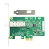 Placa de rede de fibra Gigabit de porta única PCIEx1 I210-1SFP/F1 com chip I210AS suporta modo único e multimodo