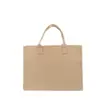 Bolsa de Feltro Promoção Publicitária Sacola de Presente Bolsa Tote de Ombro Único de Grande Capacidade Sacola de Compras Souvenir Logotipo Personalizado