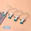 Pinzas de Acero Inoxidable Recubiertas de Goma para Secar Ropa, a Prueba de Viento, sin Marcas, Pinzas de Resorte Multifuncionales para Secar Ropa Interior y Calcetines, Diseño de Tres Ganchos