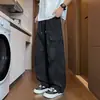 Calças Casuais Masculinas Primavera Verão 2026 Esportes ao Ar Livre Versátil Resistente à Sujeira Calças Longas Tamanho Plus Roupa de Trabalho Calças de Perna Larga Reta Soltas