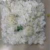 Pared de flores artificiales para bodas, hilera de flores, hortensias rosas artificiales, pared de flores para bodas, decoración de centros comerciales para bodas, en línea, rojo, transfronterizo, caliente