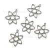 Accesorios DIY de Aleación 33x26 mm Colgante Modelo Atómico Collar Pulsera Pendientes Llavero Piezas de Joyería Al por Mayor
